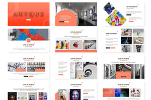 Artque - Google Slides Template