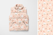 Berry Bunny Puppy Seamless Patterns, a Pattern Graphic by Svitlana Kharchuk (Thumbnail 9 of 11)