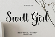 Swett Girl, a Font by Typhex (Thumbnail 1 of 8)