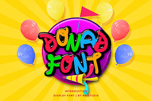 Donad - Cute Handwritten Kids Font, a Script Font by Naistudio