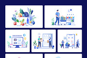 Grocery Shopping Illustrations, a Food Illustration by Prosymbols (Thumbnail 10 of 10)
