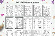 Body Parts Activity Pages, an Education Illustration by Gulnara Sabirova (Thumbnail 7 of 12)