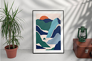 Abstract nature landscapes cards set, a Decorative Illustration by Good Studio (Thumbnail 31 of 34)