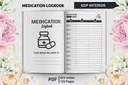 Medication Logbook KDP Interior | Graphics ~ Creative Market