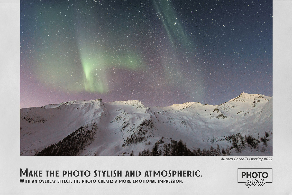 Aurora Borealis Effect Overlays, a Brushes & More by PhotoSpirit (Photo 4 of 9)