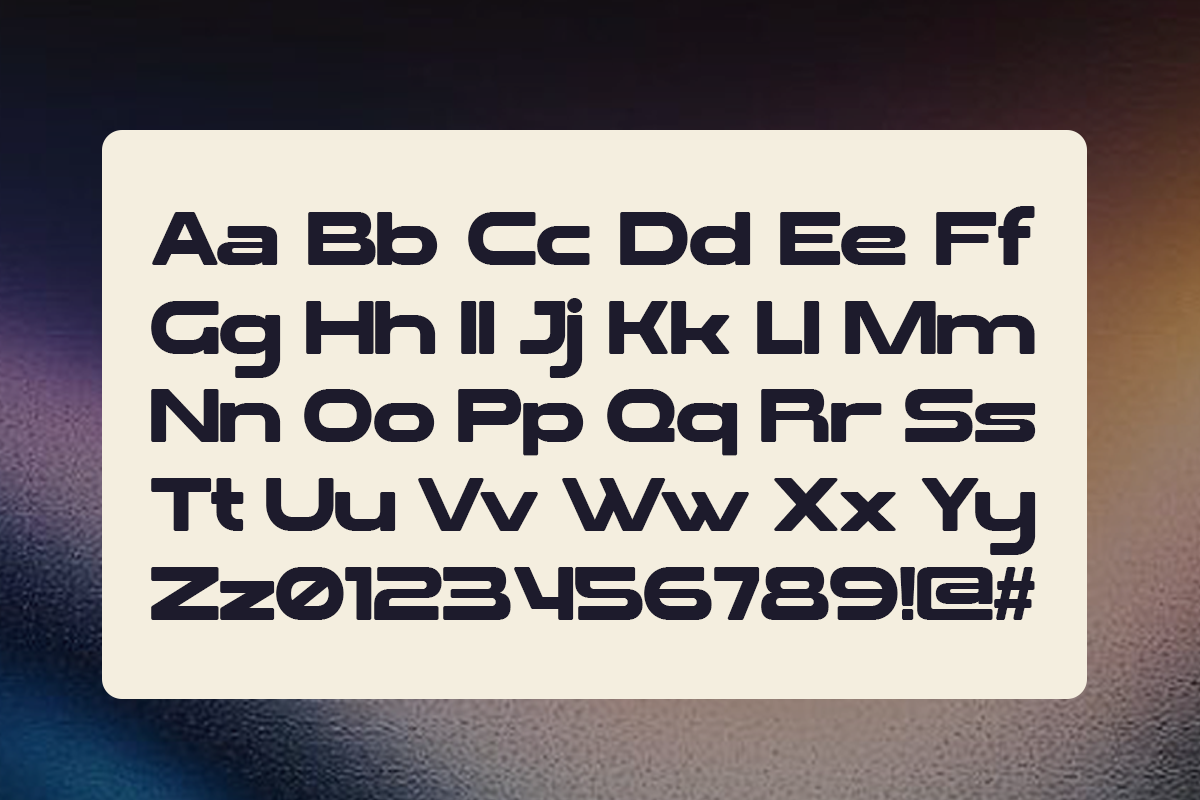 Qianor - Modern Extended Sans Serif, a Sans Serif Font by Pandeka Studio (Photo 9 of 9)