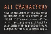 CS Venom – Black Metal Font, a Blackletter Font by Craft Supply Co. (Thumbnail 8 of 8)