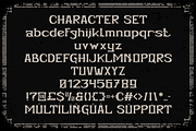 Grim Aura Dark Fantasy Blackletter, a Font by PutraCetol Studio (Thumbnail 5 of 5)