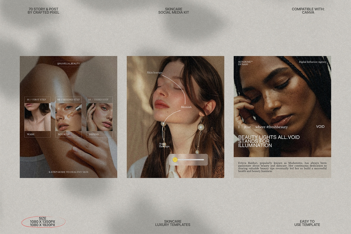 Minimal Story & Post Skincare Kit preview 8