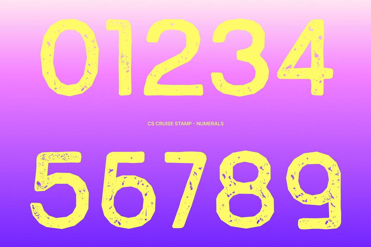 CS Cruise Stamp, a Sans Serif Font by Craft Supply Co. (Photo 4 of 8)