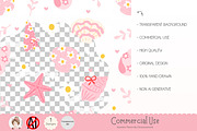 Cute Shell Seamless Pattern, a Pattern Graphic by Chonnieartwork (Thumbnail 2 of 5)