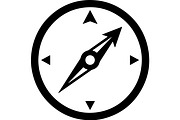 Compass & Navigation Vector Icons, a Technology Illustration by abu67222 (Thumbnail 13 of 13)