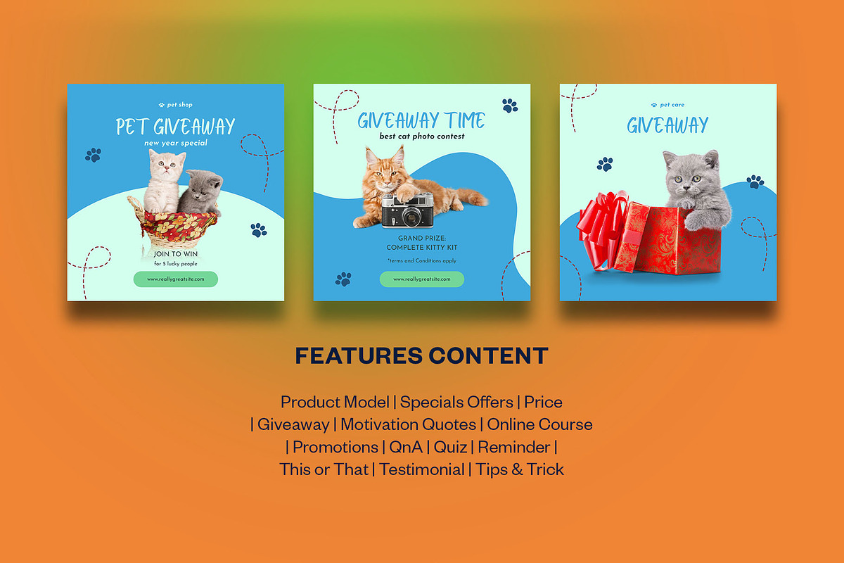 Pet Shop Instagram | CANVA Template, a Social Media Template by Azruca (Photo 17 of 17)