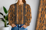 Brown Snake Skin Seamless Repeat, a Pattern Graphic by Sharon Schwalbe (Thumbnail 2 of 7)
