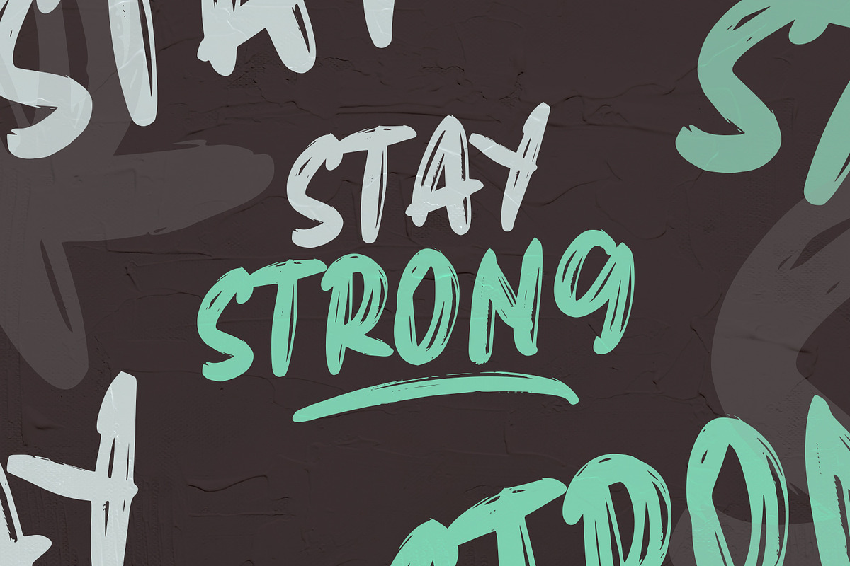 Jarhel Display Brush Font, a Sans Serif Font by nizarbagasm (Photo 7 of 10)