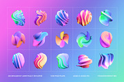 3D Gradient Abstract - 168 Shapes, an Object Graphic by assetpro.design (Thumbnail 2 of 10)