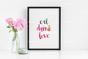 Frame mockup 30x40 12x16 3:4 peony, a Print Template by Grace White (Thumbnail 4 of 4)