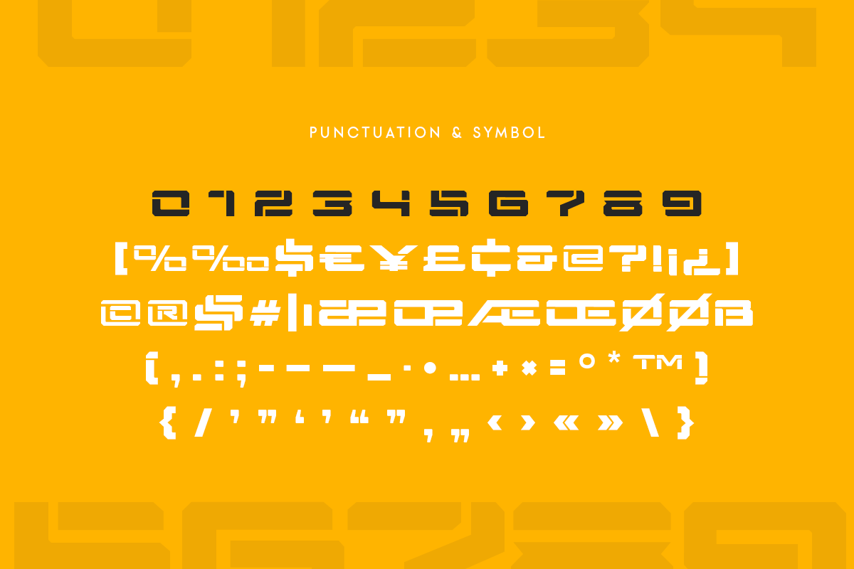 Invasion - Futuristic Techno Font, a Sans Serif Font by Hamz Studio (Photo 3 of 8)