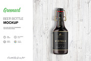 Beer Bottle Mockup, a Product Mockup by Green Art (Thumbnail 2 of 7)