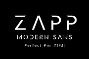ZAPP Minimal Modern Sans Font, a Sans Serif Font by Design Unique (Thumbnail 1 of 7)