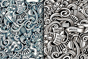 Music Graphics Patterns, a Pattern Graphic by BALABOLKA (Thumbnail 4 of 7)