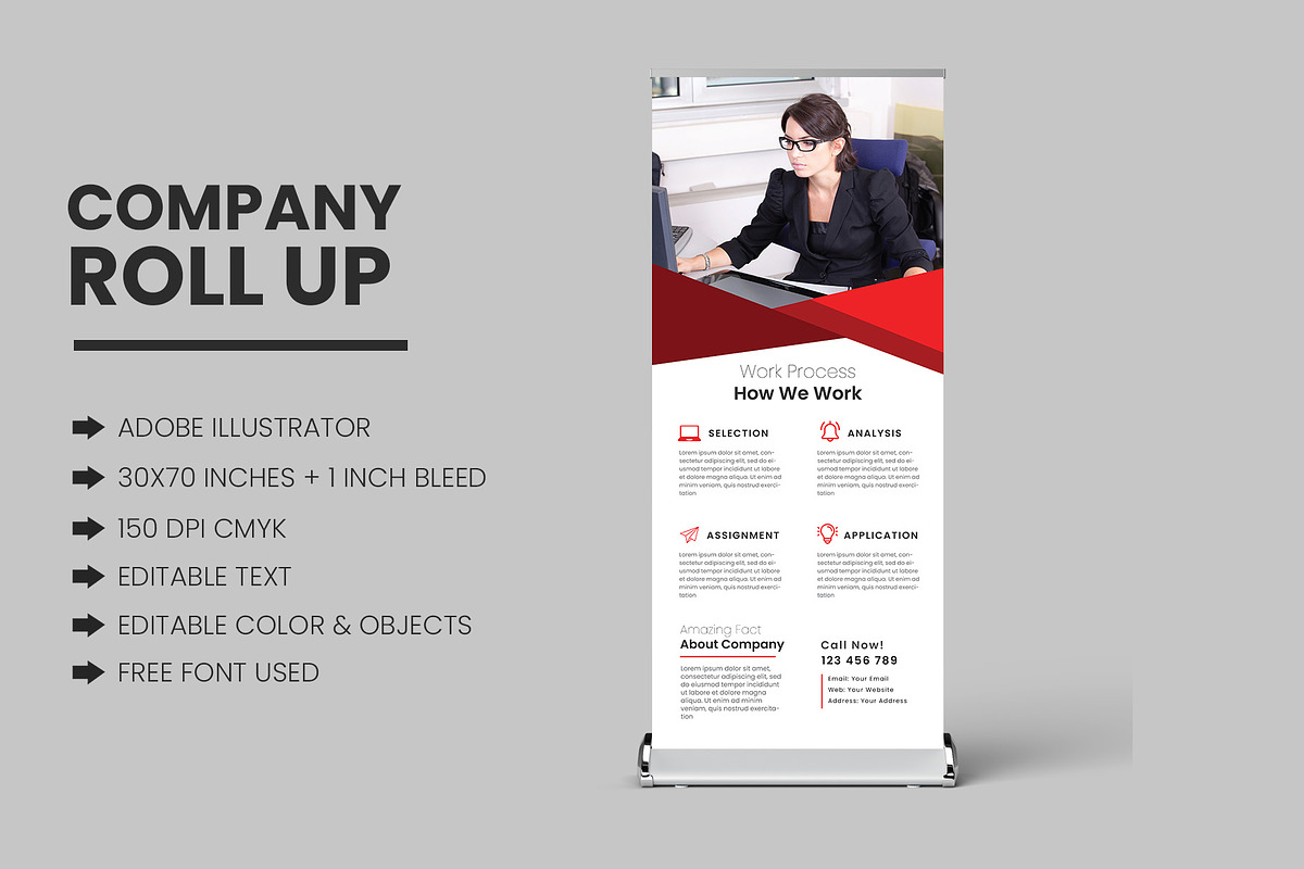 Business Roll-Up Banner, a Flyer Template by nandinigraphics (Photo 4 of 4)