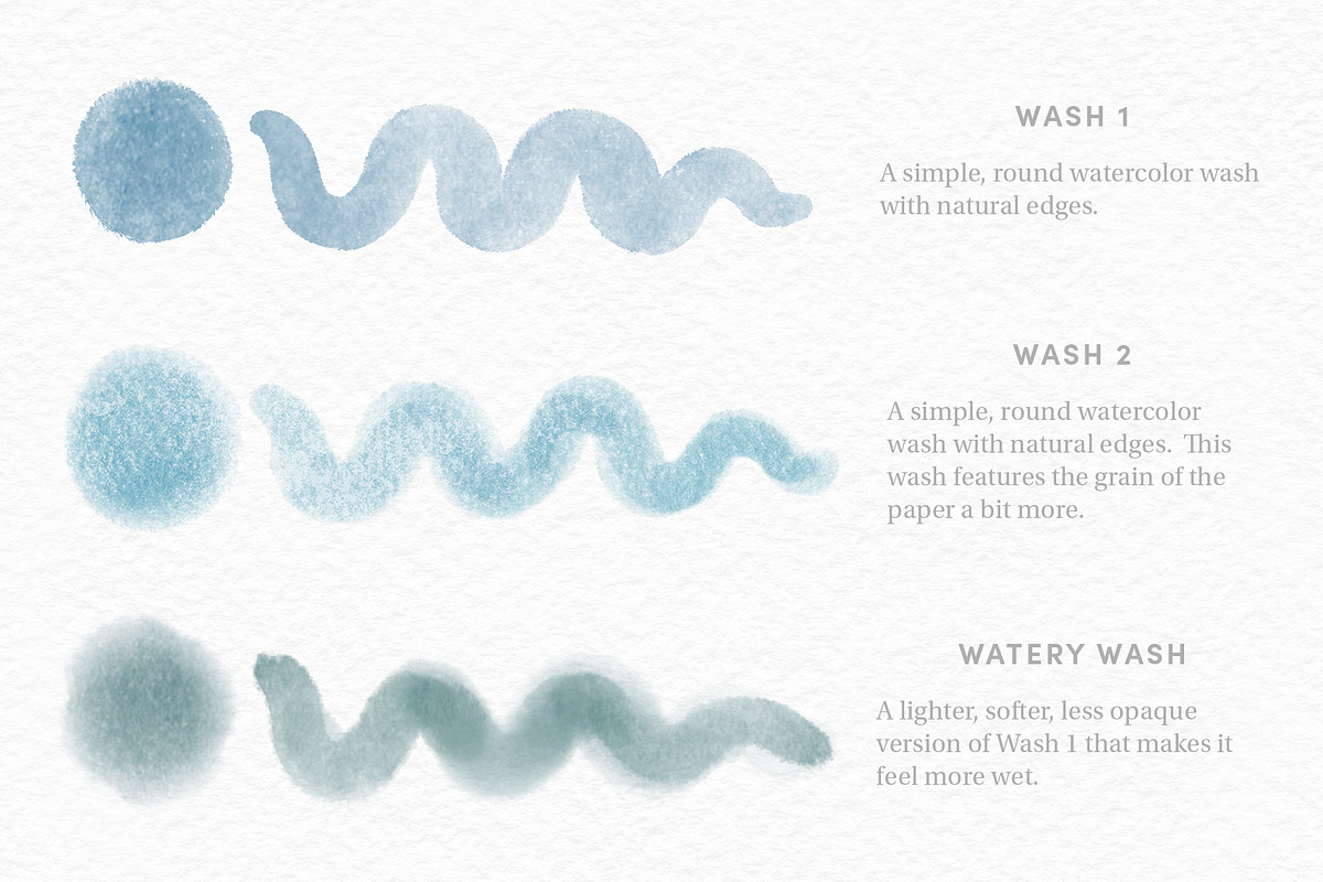 Watercolor Kit – Procreate Brushes, a Brush Add-On by Sadie Lew (Photo 5 of 14)