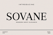 ET Sovane - Modern Serif Elegance