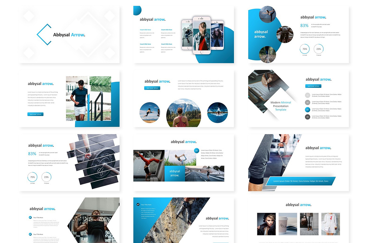 Abbysal - Google Slides Template, a Presentation Template by AQR Studio