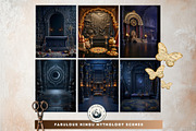 Hindu Mythology Temple Backdrops, a Decorative Illustration by ThatsDesignArt (Thumbnail 12 of 14)