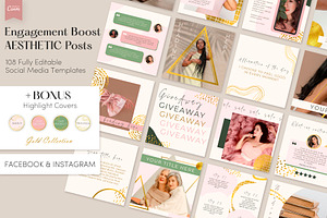 Engagement Instagram Facebook Bundle