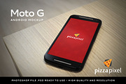 Mockup Moto G Easy Android Mockup, an iPhone Mockup by Pizza Pixel (Thumbnail 1 of 5)