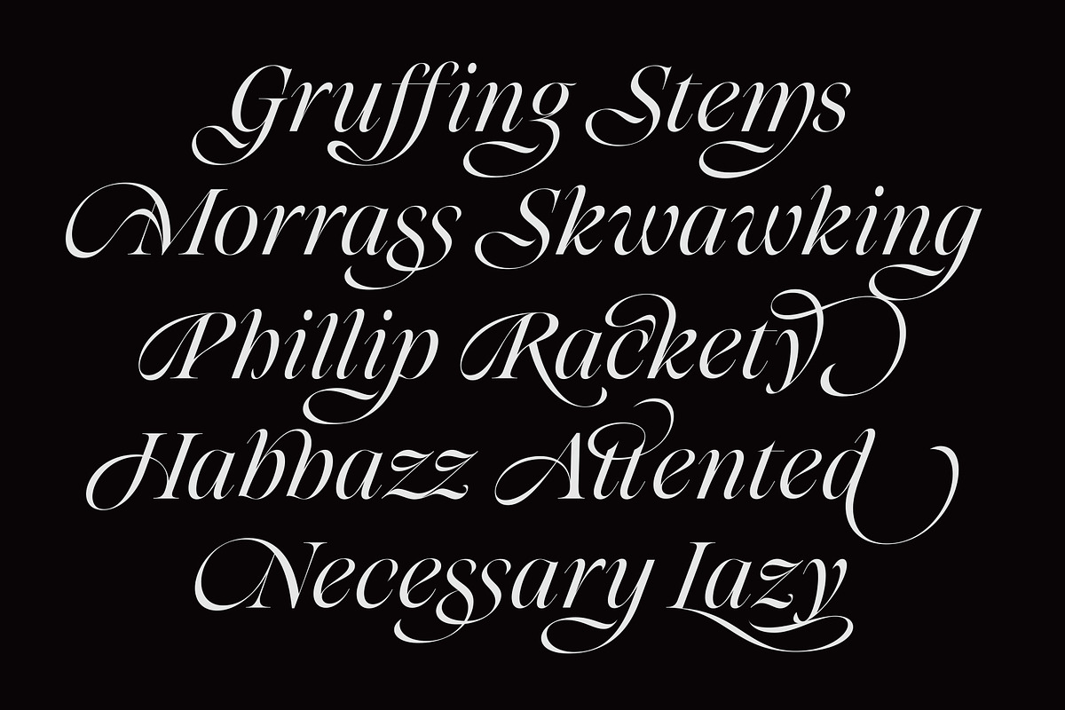 Niven Italic, a Font by Simon Walker (Photo 7 of 9)