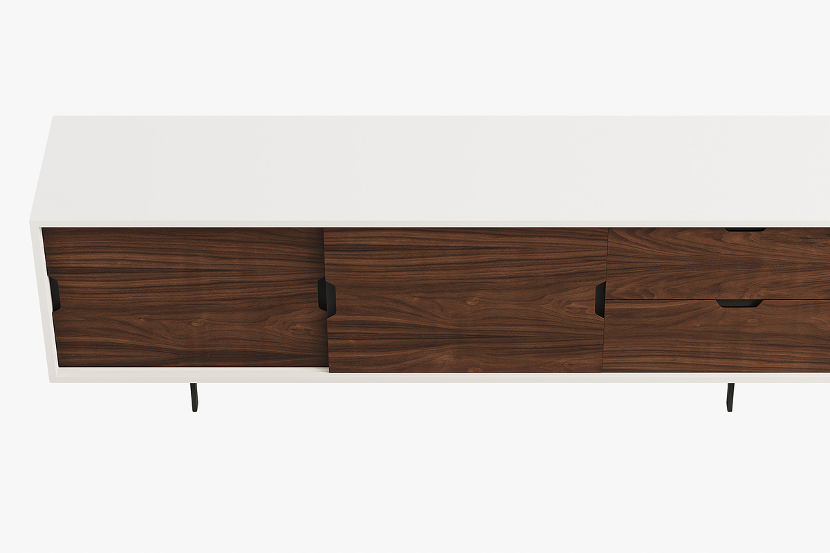 Joybird Oberlin Console Cabinet, a Furniture 3D Model by 3dmitruk (Photo 7 of 14)
