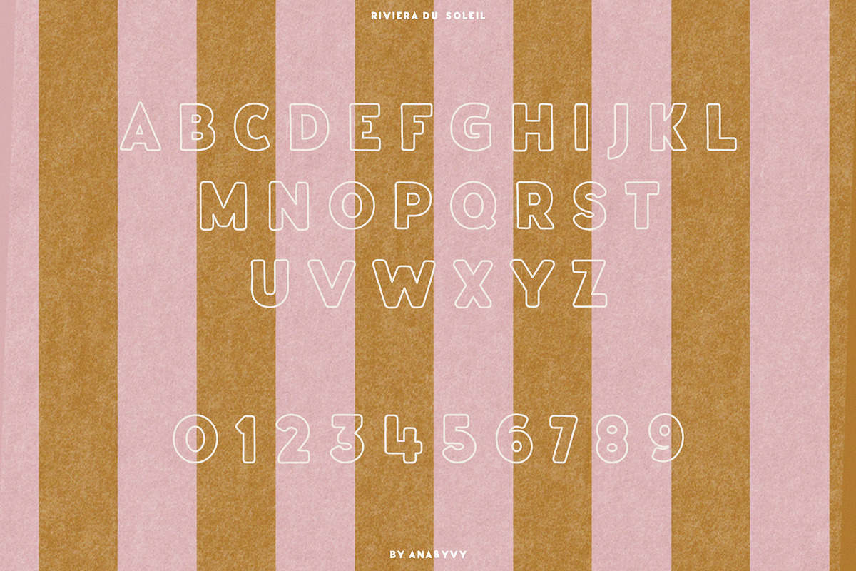 Riviera Du Soleil Font Duo, a Script Font by ana & yvy (Photo 15 of 17)