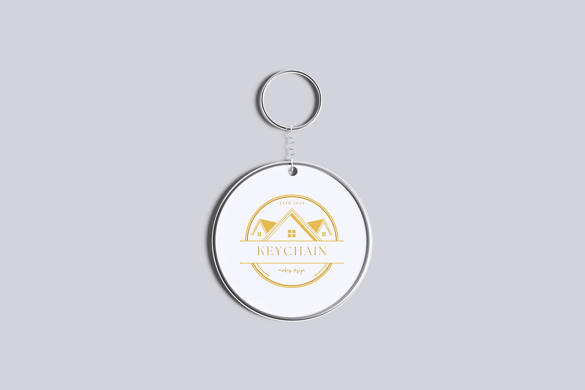 Key Ring Mockup, a Product Mockup by Riel Concept (Photo 3 of 5)