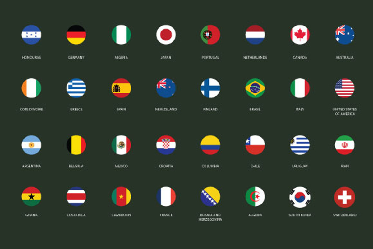 World Cup Flat Icons, an Icon by Design Shop (Photo 2 of 3)