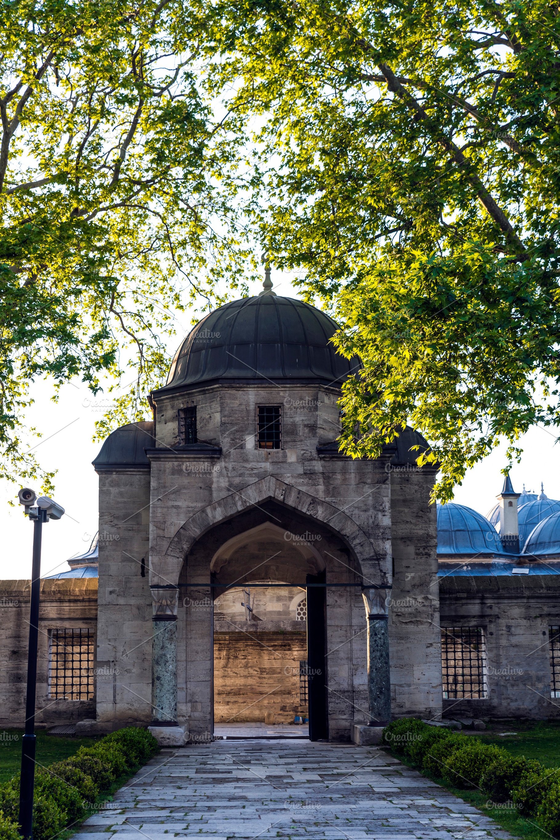 The gray domefatih containing bahçe ve doğa, camiler, and camiler bahçe ve, an Architecture Photo by Zoomin Istanbul