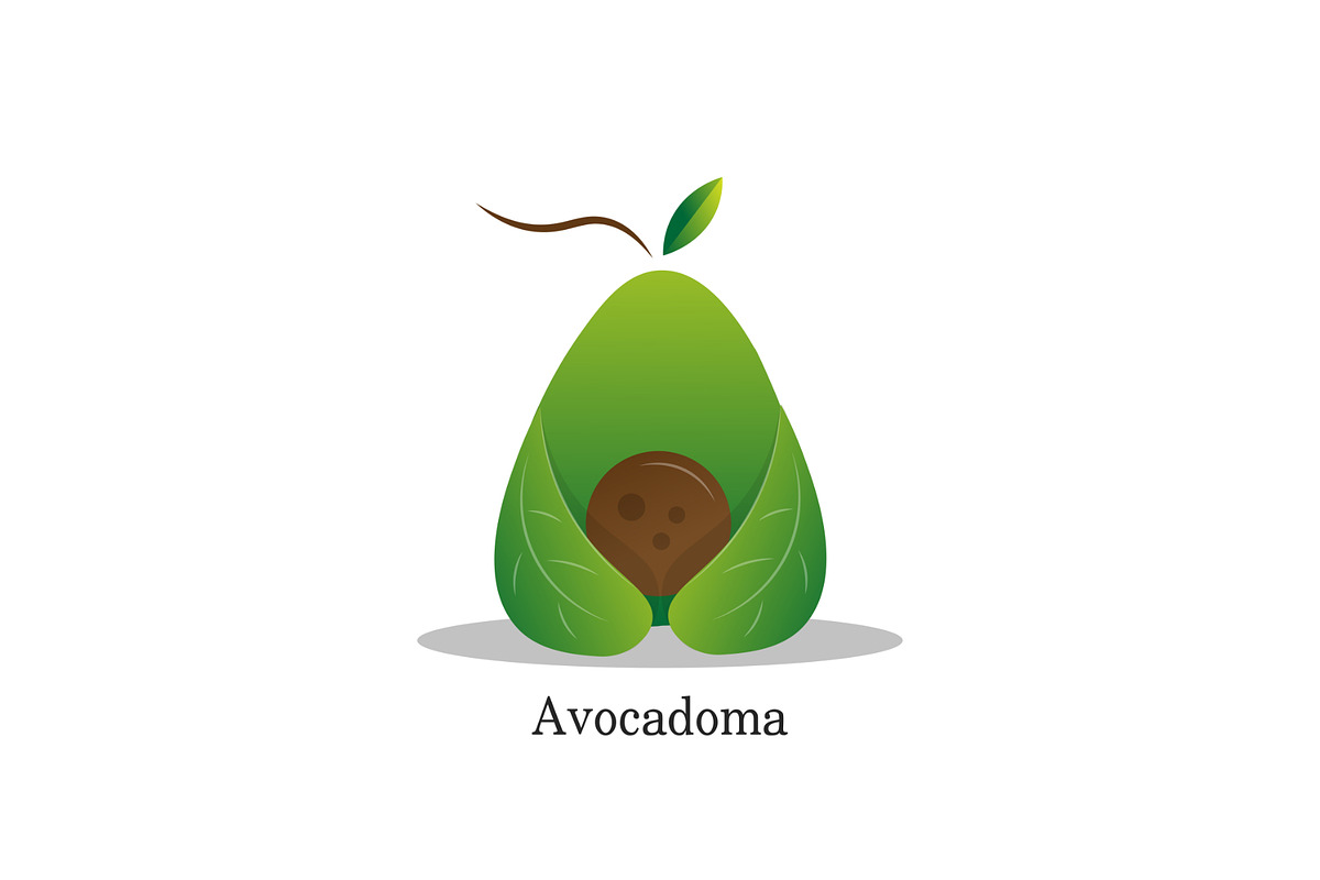 Avocado logo bundle set, a Food Illustration by foxndeer (Photo 4 of 4)
