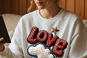 Valentine Crochet PNG Bundle, a Graphic by one-touch (Thumbnail 5 of 24)