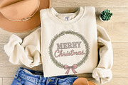 Merry Christmas Wreath PNG, Holiday, an Illustration by SharpMarketplace (Thumbnail 8 of 9)