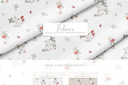 Cute Strawberry and Bunny Pattern, a Pattern Graphic by bhldesigns (Thumbnail 2 of 4)