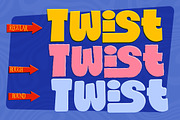 Twist Retro Font Pack, a Sans Serif Font by Fortunes Co (Thumbnail 6 of 12)