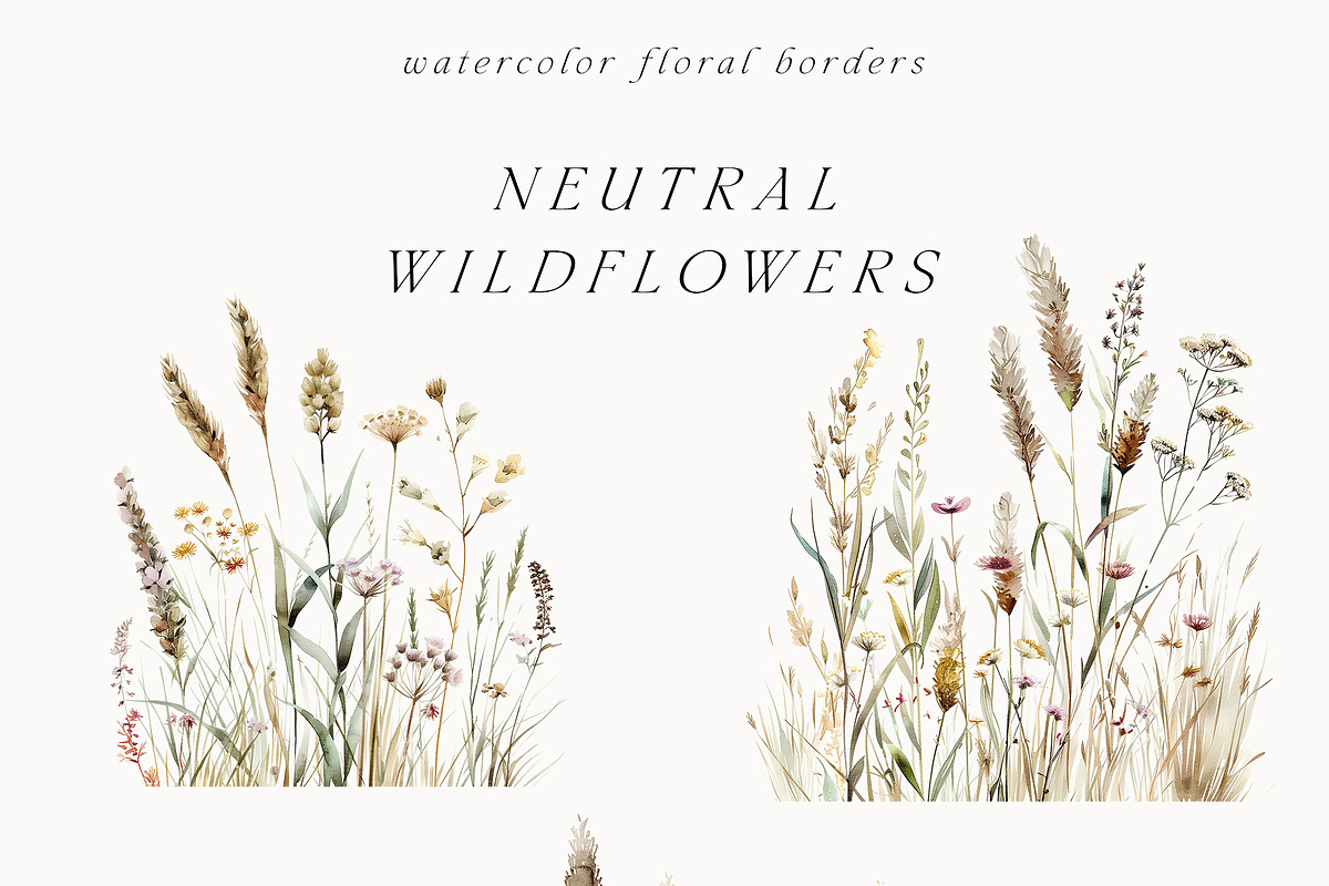 Waterolor Floral Borders Bundle, a Decorative Illustration by Lana Elanor (Photo 17 of 97)