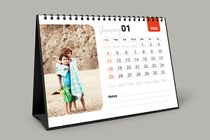 Modern Desk Calendar 2026 for Office, a Stationery Template by ContestDesign
