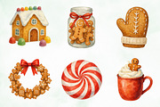 Watercolor Christmas Gingerbread, an Illustration by Creative Art (Thumbnail 8 of 10)