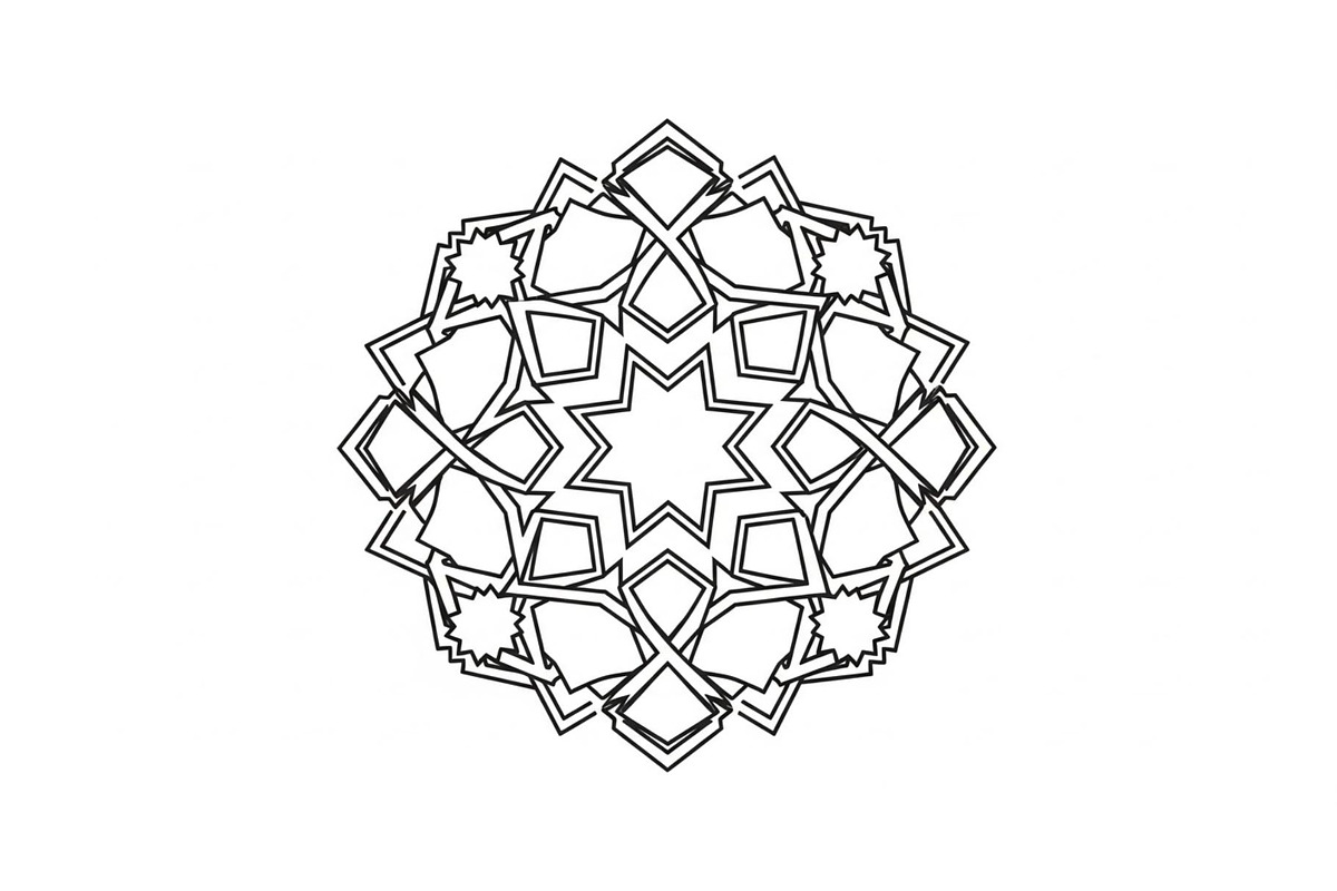 Islamic Mandala Geometric Bundle, an Illustration by Gaye Art (Photo 25 of 51)