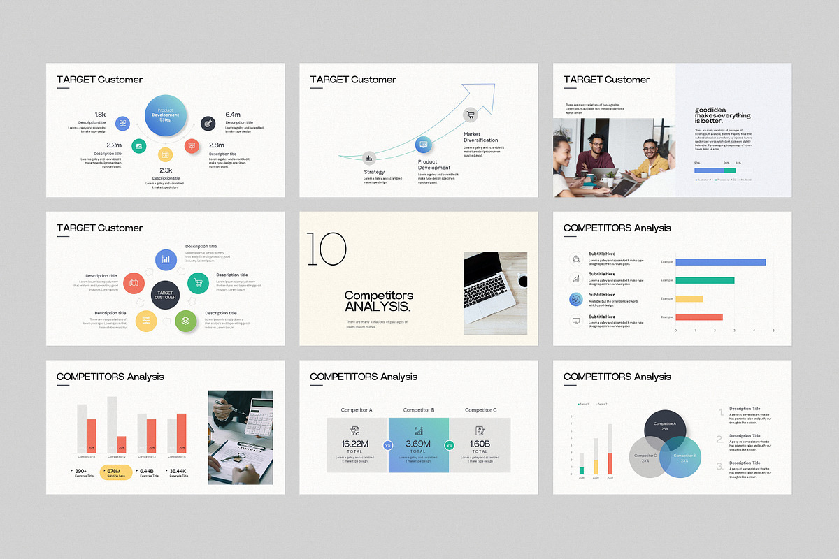Business Plan PowerPoint Template, a Presentation Template by GoldenPixelStudio (Photo 20 of 29)