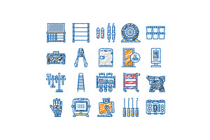 garage tools service auto repair, an Object Illustration by pikepicture