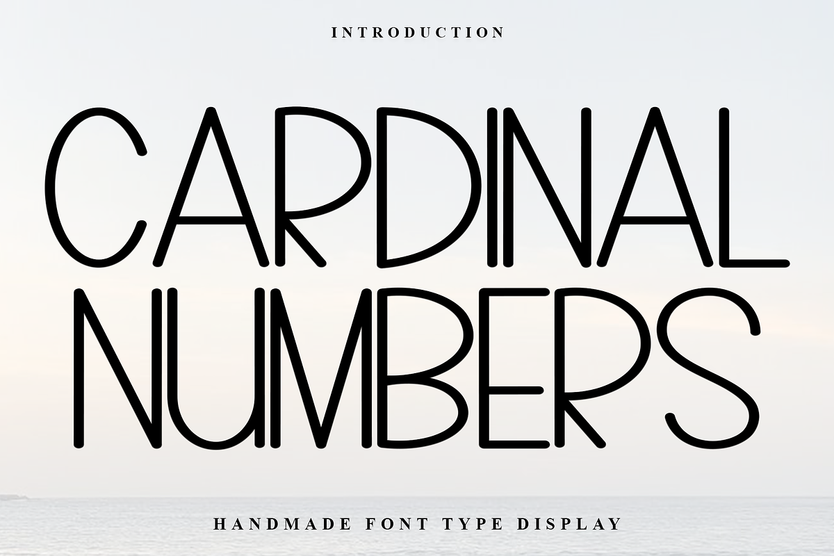 Cardinal Numbers, a Serif Font by FreshTypeINK (Photo 1 of 8)